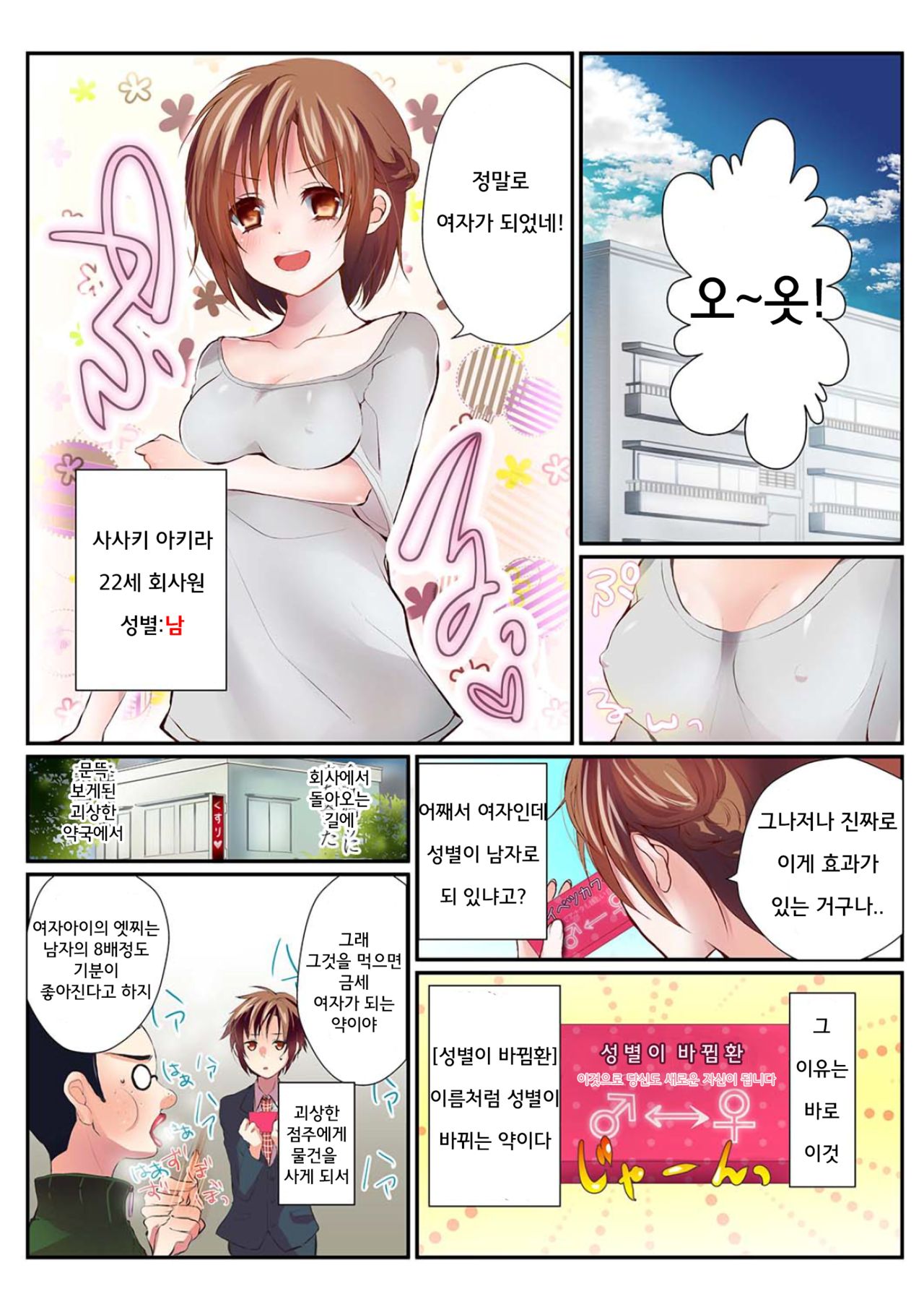 Onna no Karada de Shitai Koto! ~♂⇔♀ Kaikan Irekawari Life~ 1 | 여자의 신체로 하고 싶은 것들! ~남⇔여 쾌감 전환 라이프~ page 2 full