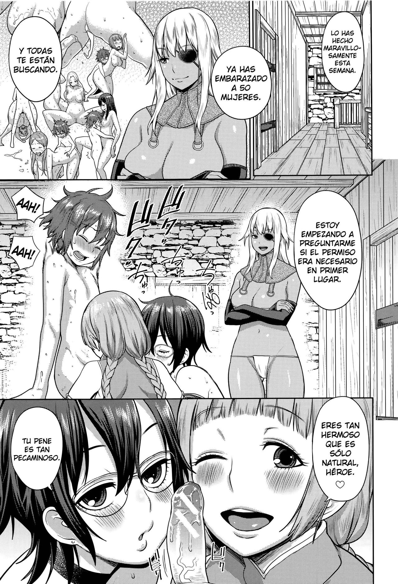 ChinTrai Quest -Shota Yuusha no Haramase Chin Douchuu- | Expedición de Entrenamiento de Pene ~El Viaje de Concepción del Pequeño Héroe~ page 7 full