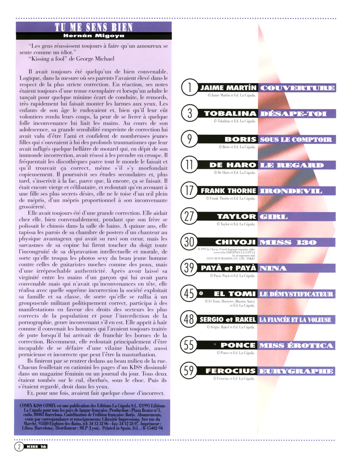 La Poudre Aux Reves  - Volume 16 page 2 full