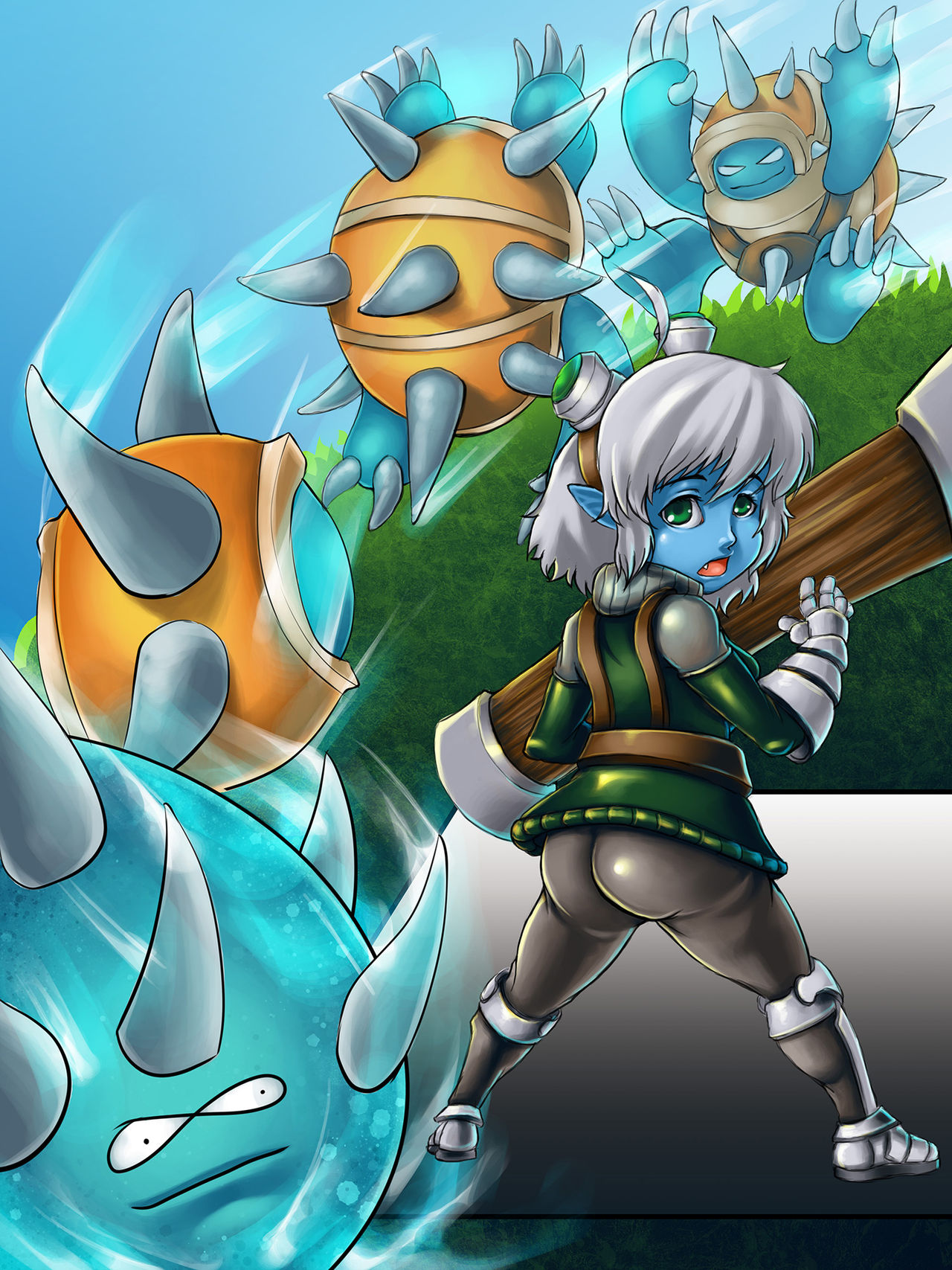 Tristana Comic Redraw page 1 full