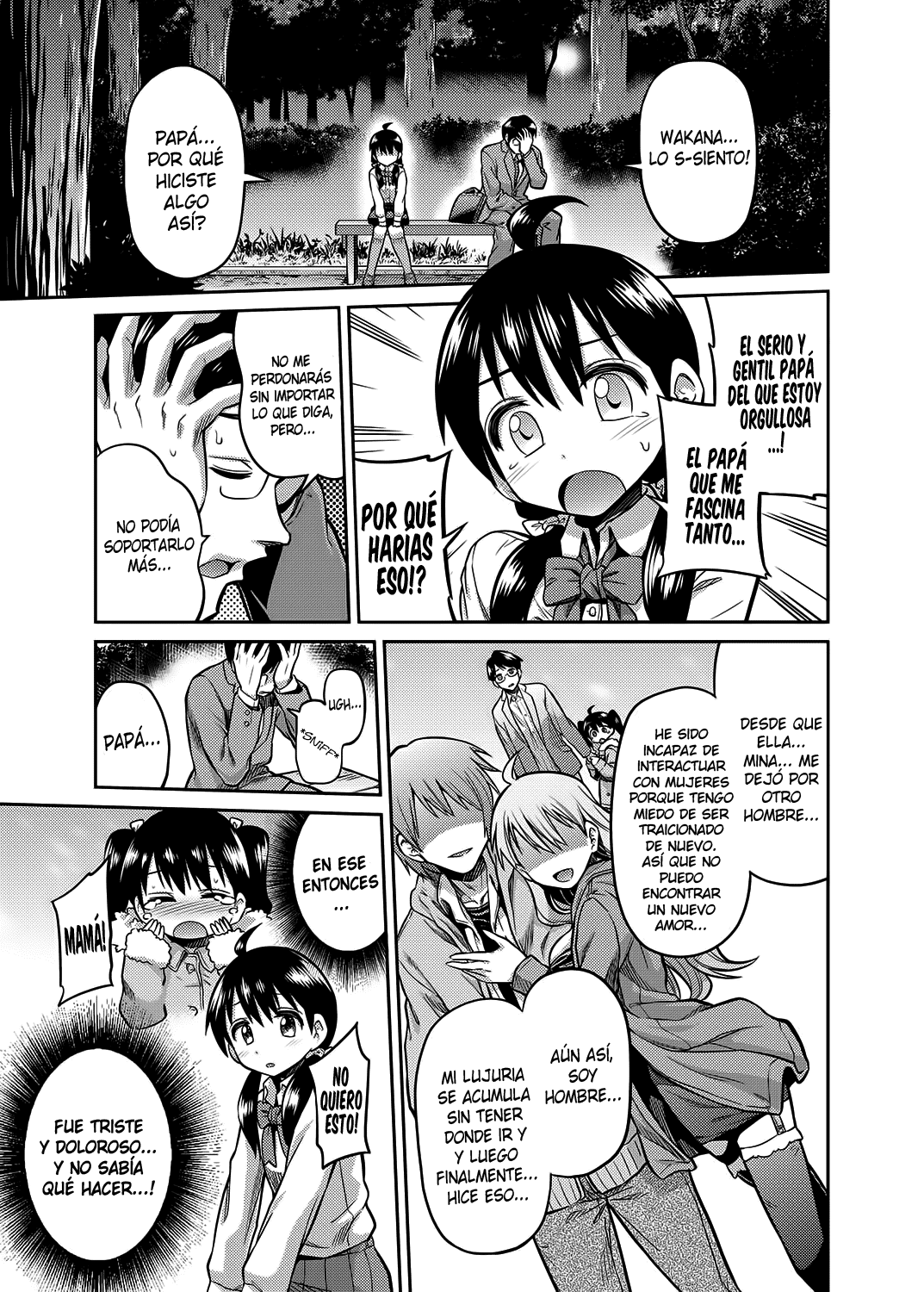 Kinshinsoukan no Yoru - Chichi to Musume ga Kouen de... | Noche de Incesto- Padre e Hija en el Parque... page 3 full
