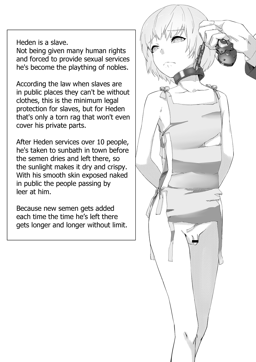 Nikkou to Seieki o Abiteiru Dorei | The Slave Bathing in Sunlight and Semen page 3 full