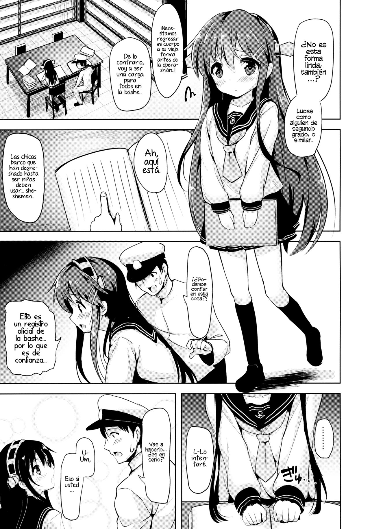Loli Haruna ga Teitoku no Seieki de Moto ni Modoru Hon page 4 full