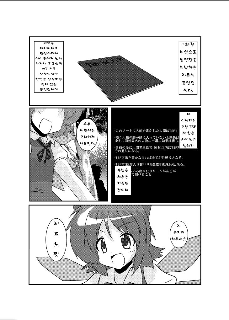 Touhou TS Monogatari ~Cirno hen~ page 3 full