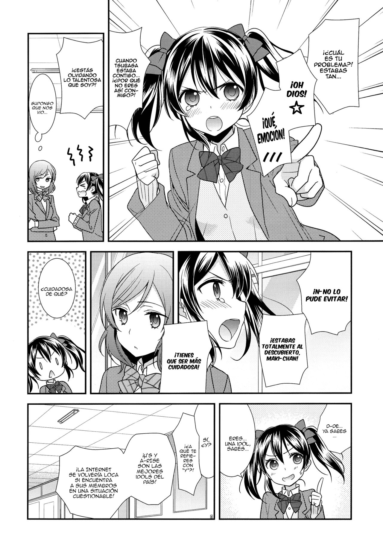 ¡Por Supuesto que la Idol Número Uno del Universo Nico-nii se Molestaría con Alguien tan Estúpida como Maki-chan! page 9 full