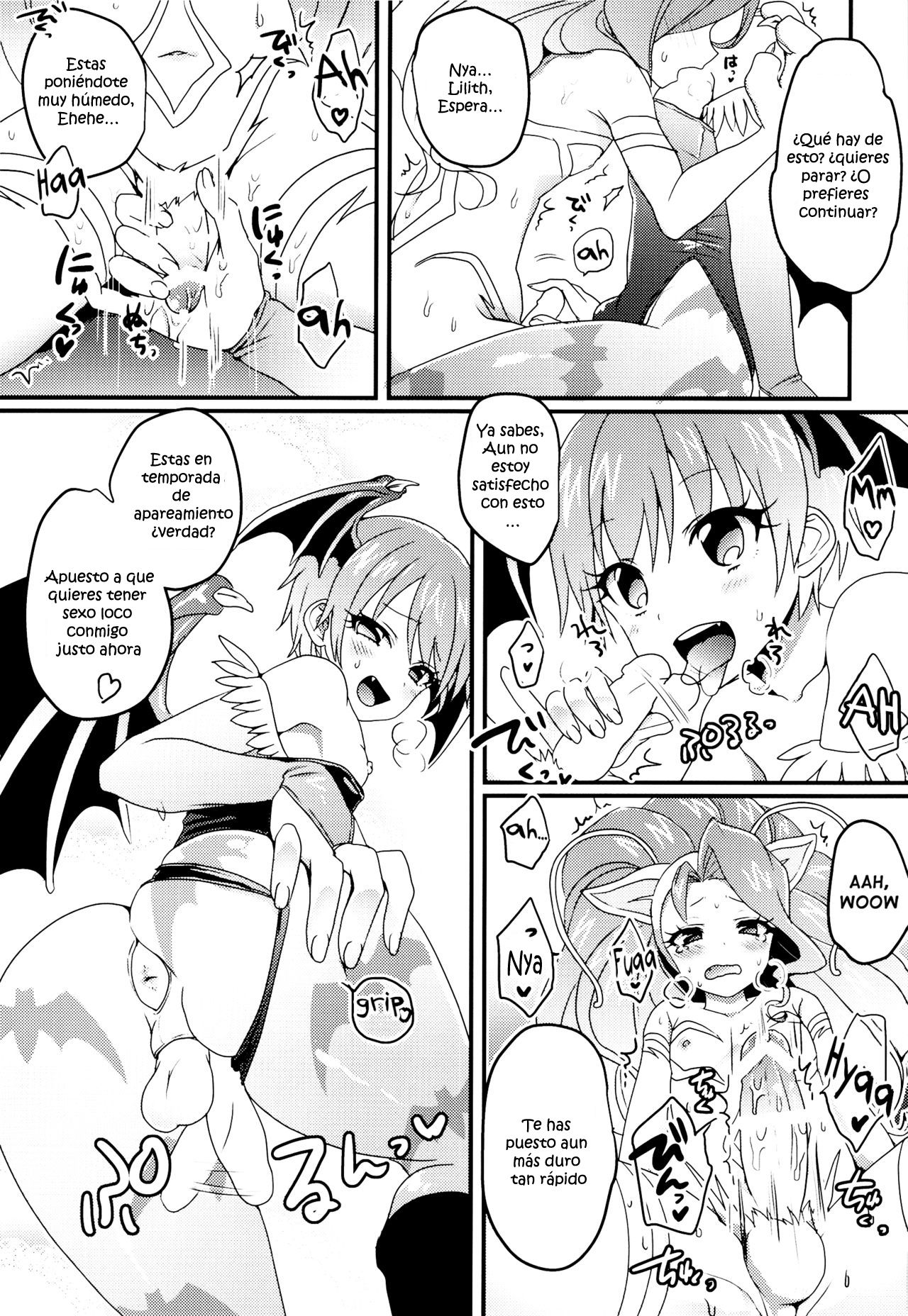 Lilith-kun to Nenneko Shimasho ~ Felicia-kun to Issho page 8 full