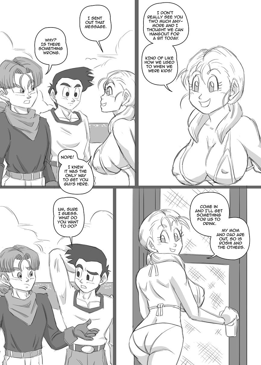 Chase After Me: Goten x Marron x Trunks page 5 full