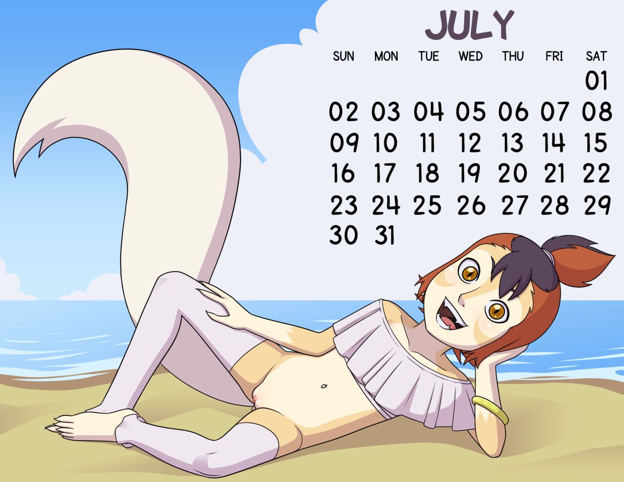 Loli Club Calendar 2017 page 8 full