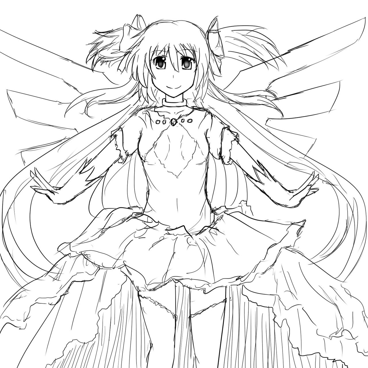 Madoka Kaname Transformation CG page 6 full