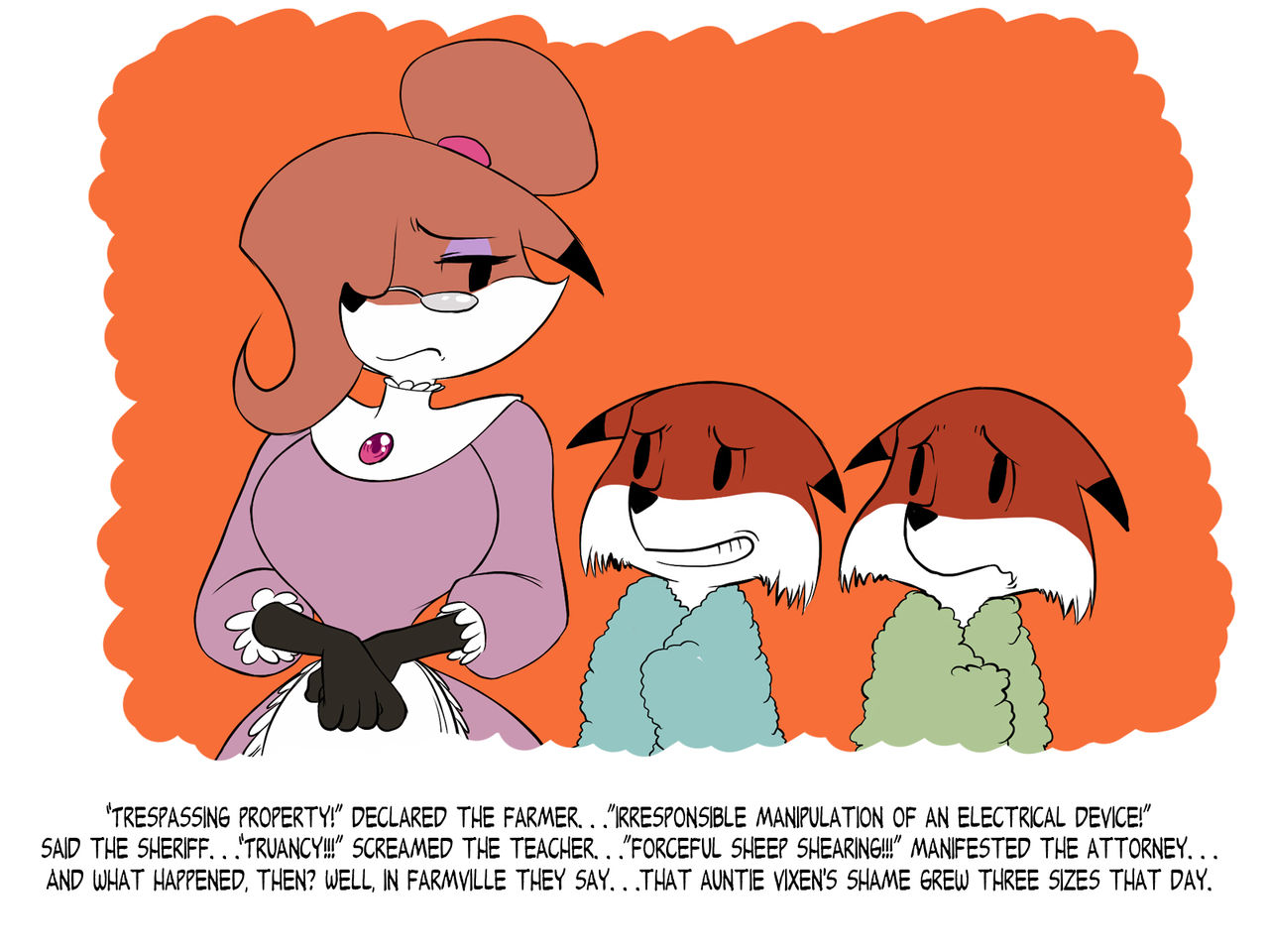 Auntie Vixen page 6 full