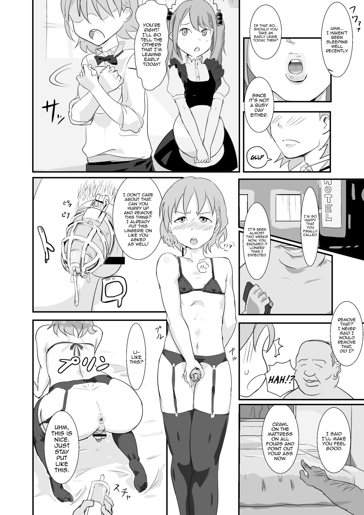Makio-kun Tanetsuki Oji-san to Ochinchin nanka ni Zettai Makenai Hon page 9 full