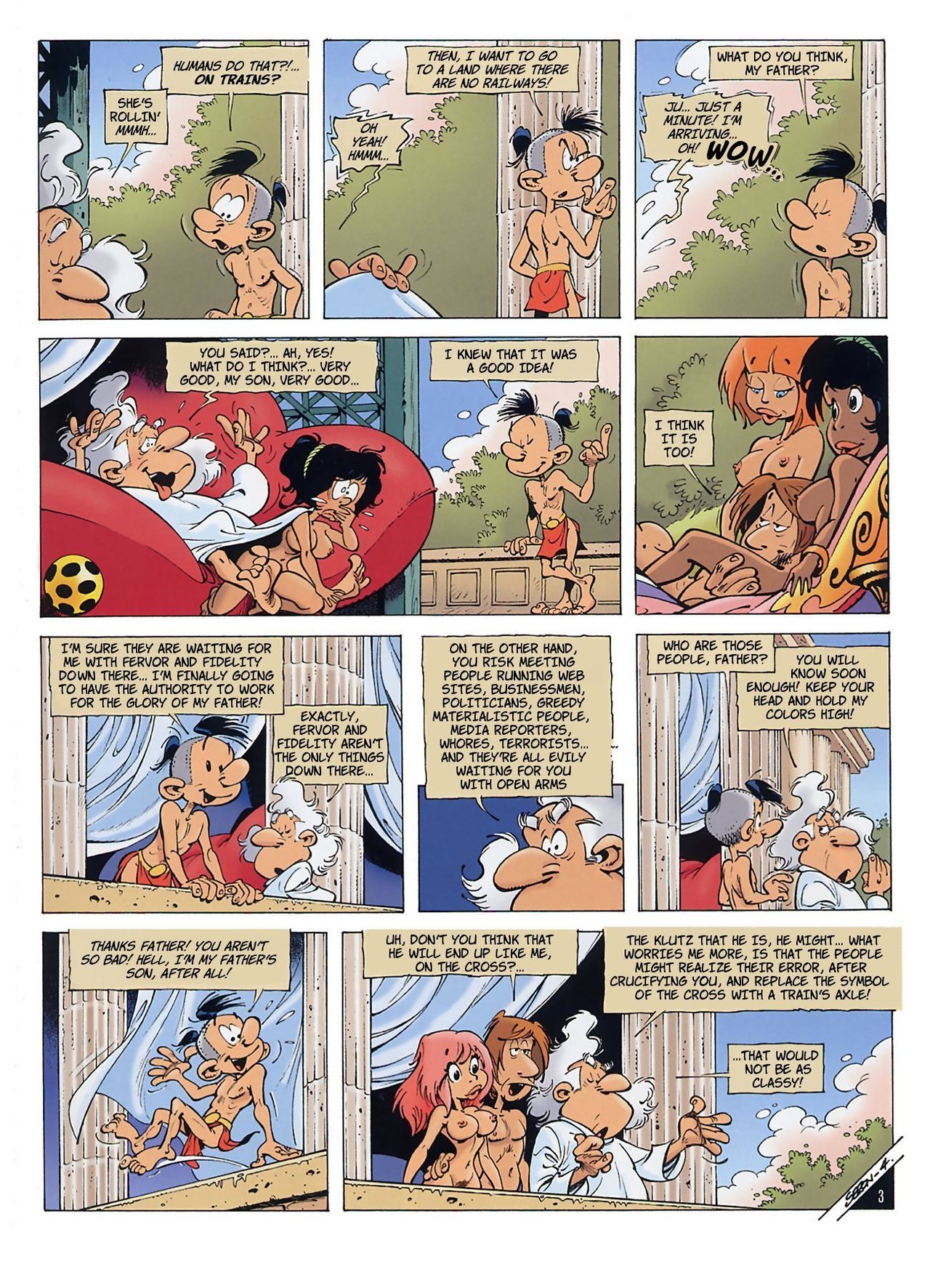 The Mini Girls #4 - The Messiah Returns page 6 full