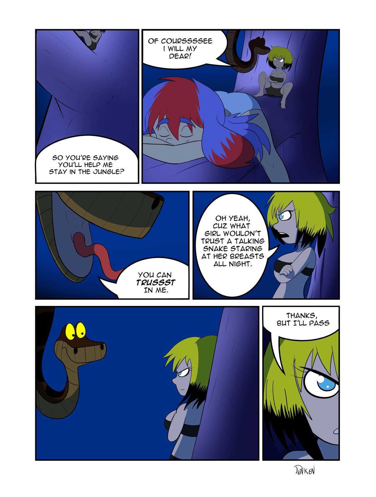 Kaa Erika and Naomi page 1 full