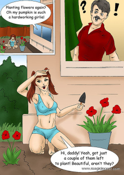 Sex adventure in the garden