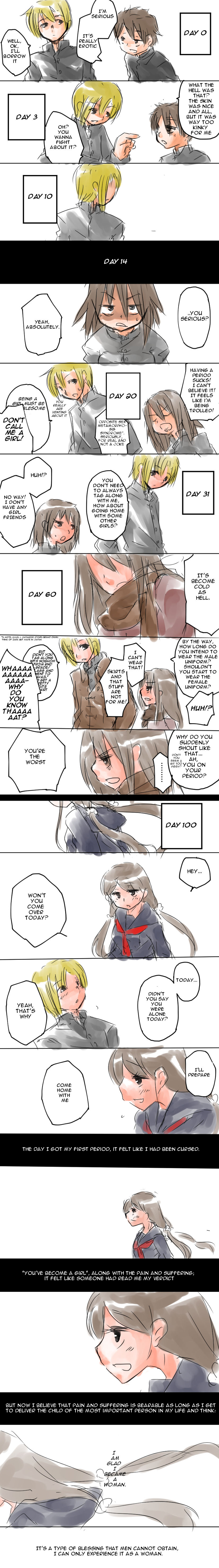 Soshite Kanojo wa Shiawase to Hohoenda page 1 full