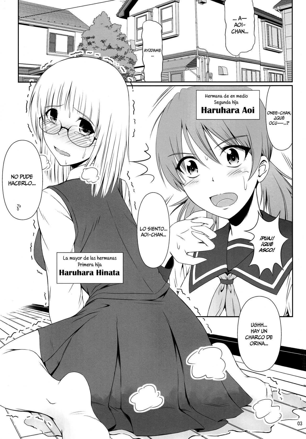 Naisho Nano! -Haruhara-ke San Shimai Monogatari-  =Mr.MPD= page 3 full