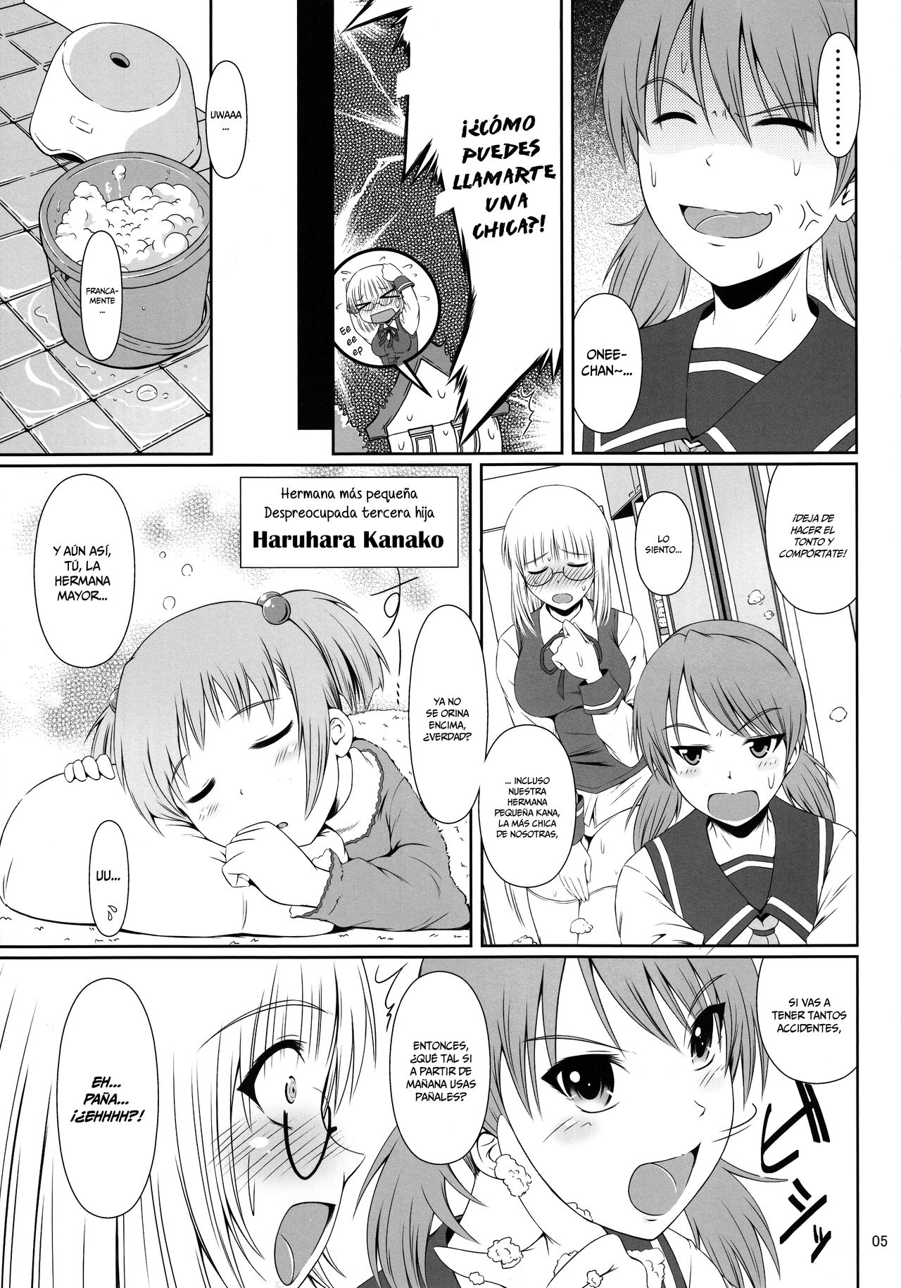 Naisho Nano! -Haruhara-ke San Shimai Monogatari-  =Mr.MPD= page 5 full