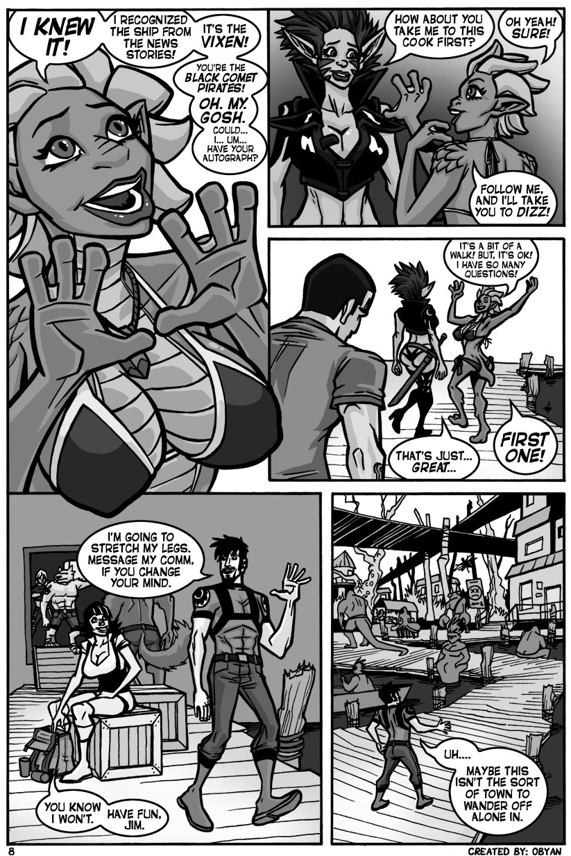 Black Comet Pirates: Just Desserts page 9 full