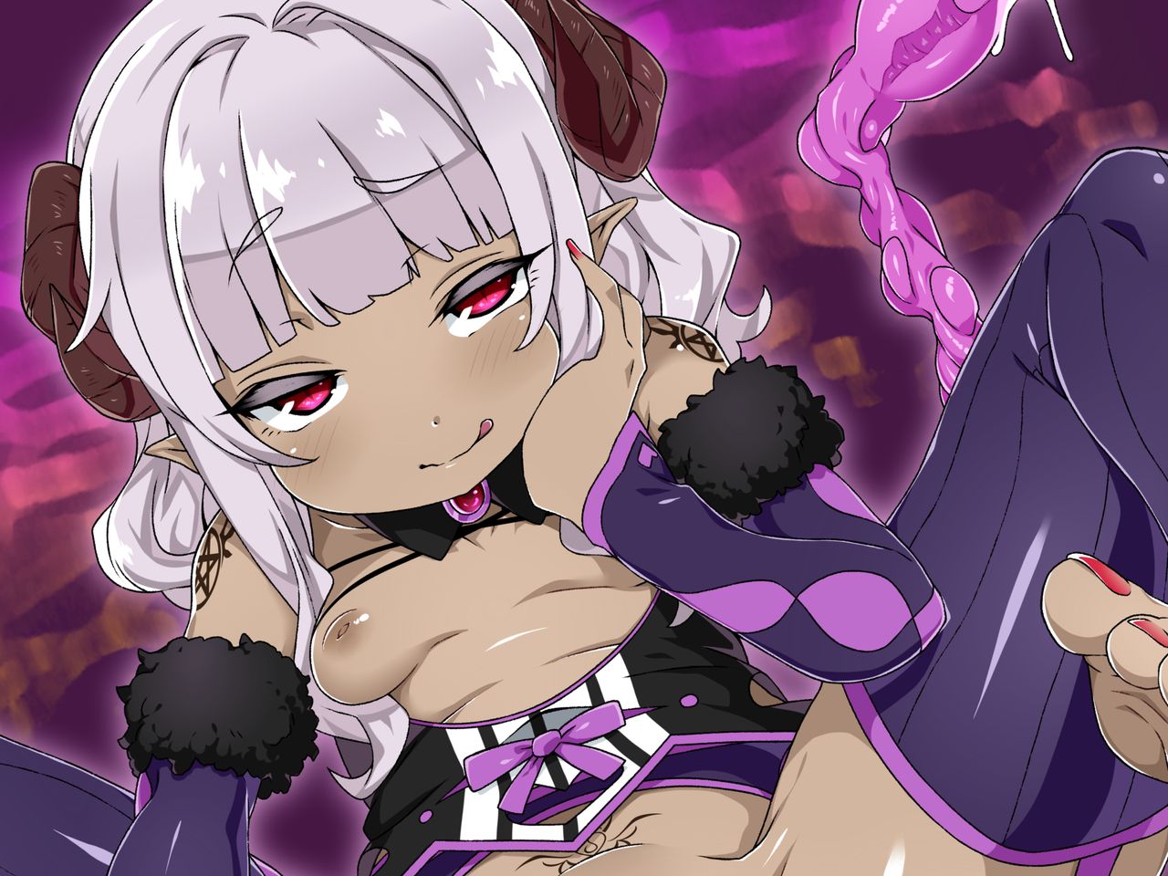 Loli Succubus "Elsa" no Onii-sama Ijime - Sakusei CG &amp; Inbi Voice page 2 full