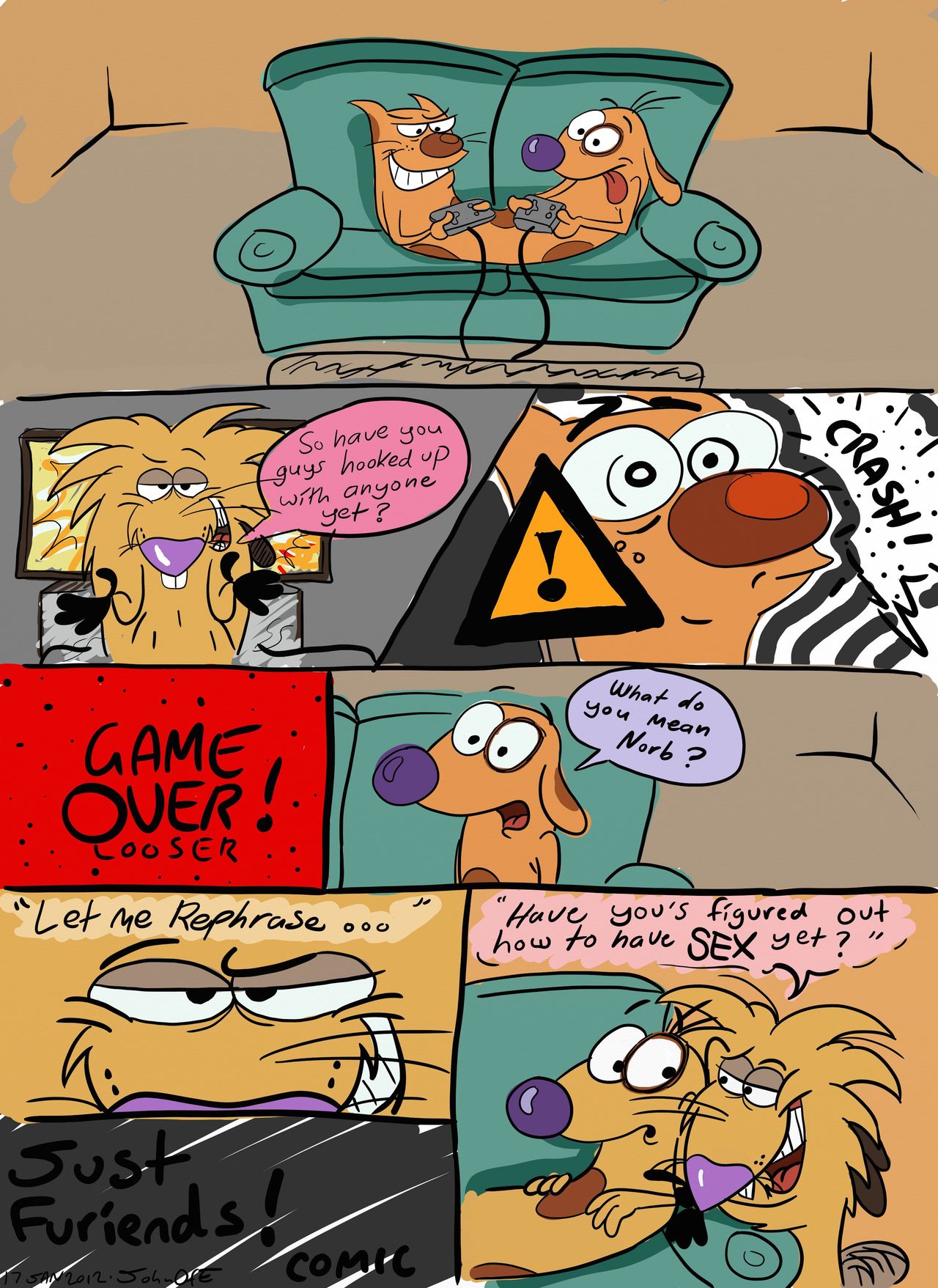 Just Furiends page 1 full