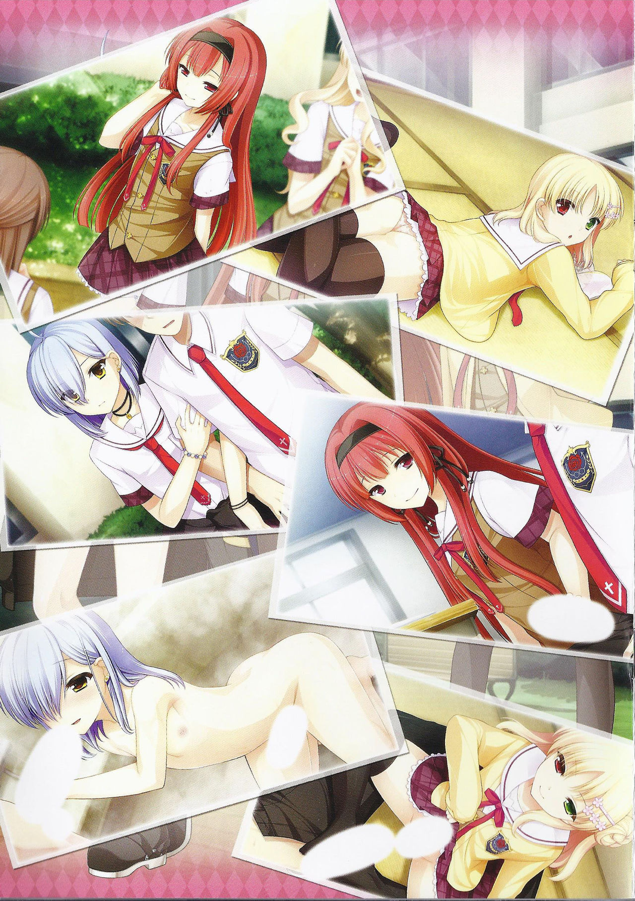 Jyosou Gakunin official setting book 女装学園（妊） 初回特典設定資料集 page 8 full