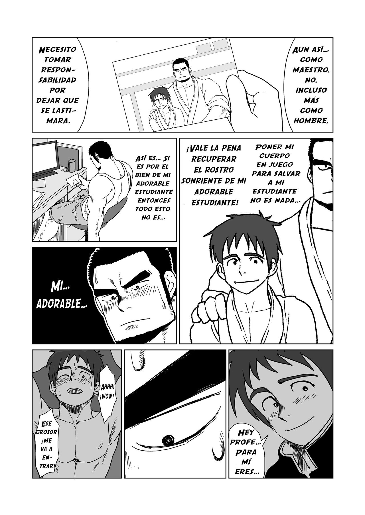 FULLBOCKY - Sensei wa Stripper!? | FULLBOCKY - ¡¿Mi Profesor es un Stripper?! page 6 full
