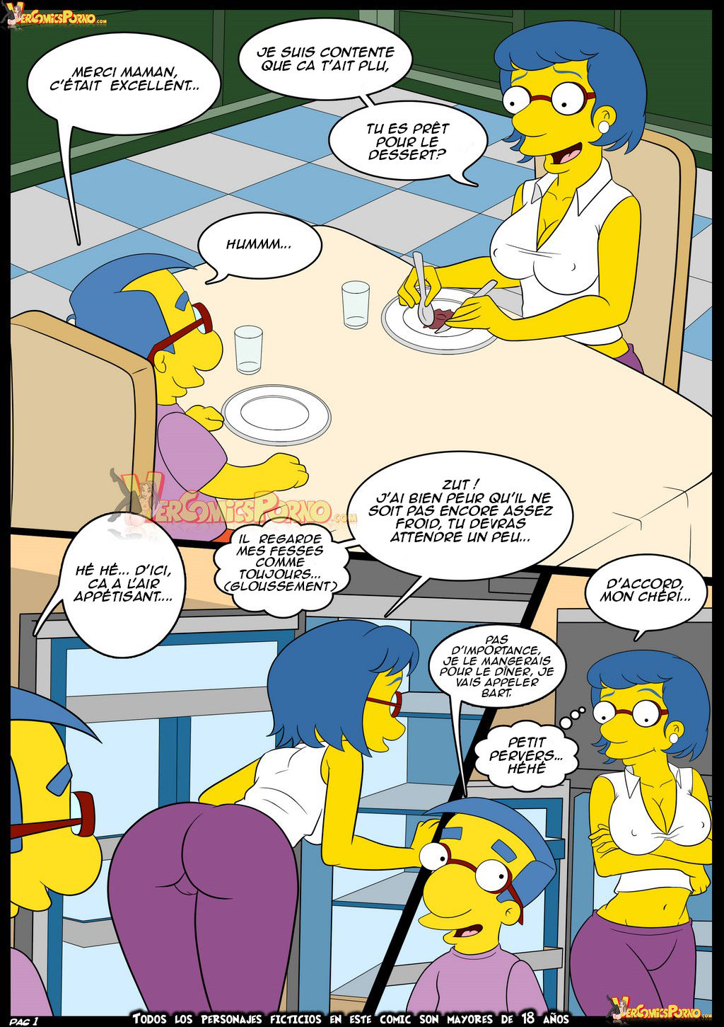 Los Simpsons Viejas Costumbres 6 Aprendiendo con mamà page 2 full