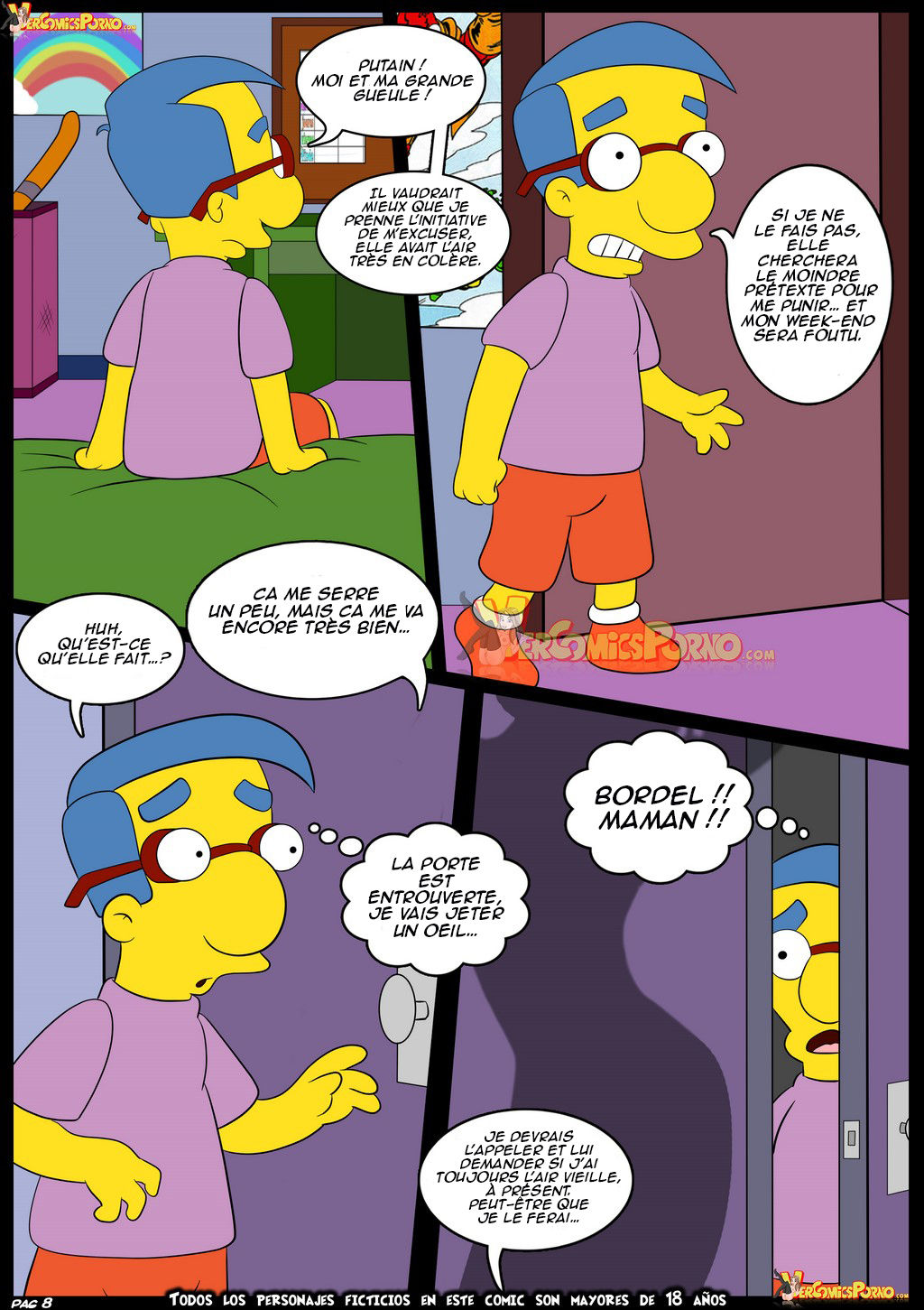 Los Simpsons Viejas Costumbres 6 Aprendiendo con mamà page 9 full