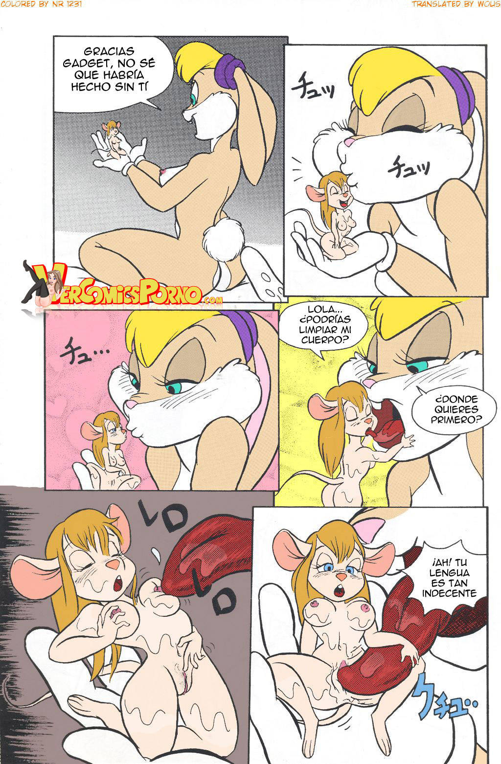 Gadget Hackwrench X Lola Bunny page 7 full
