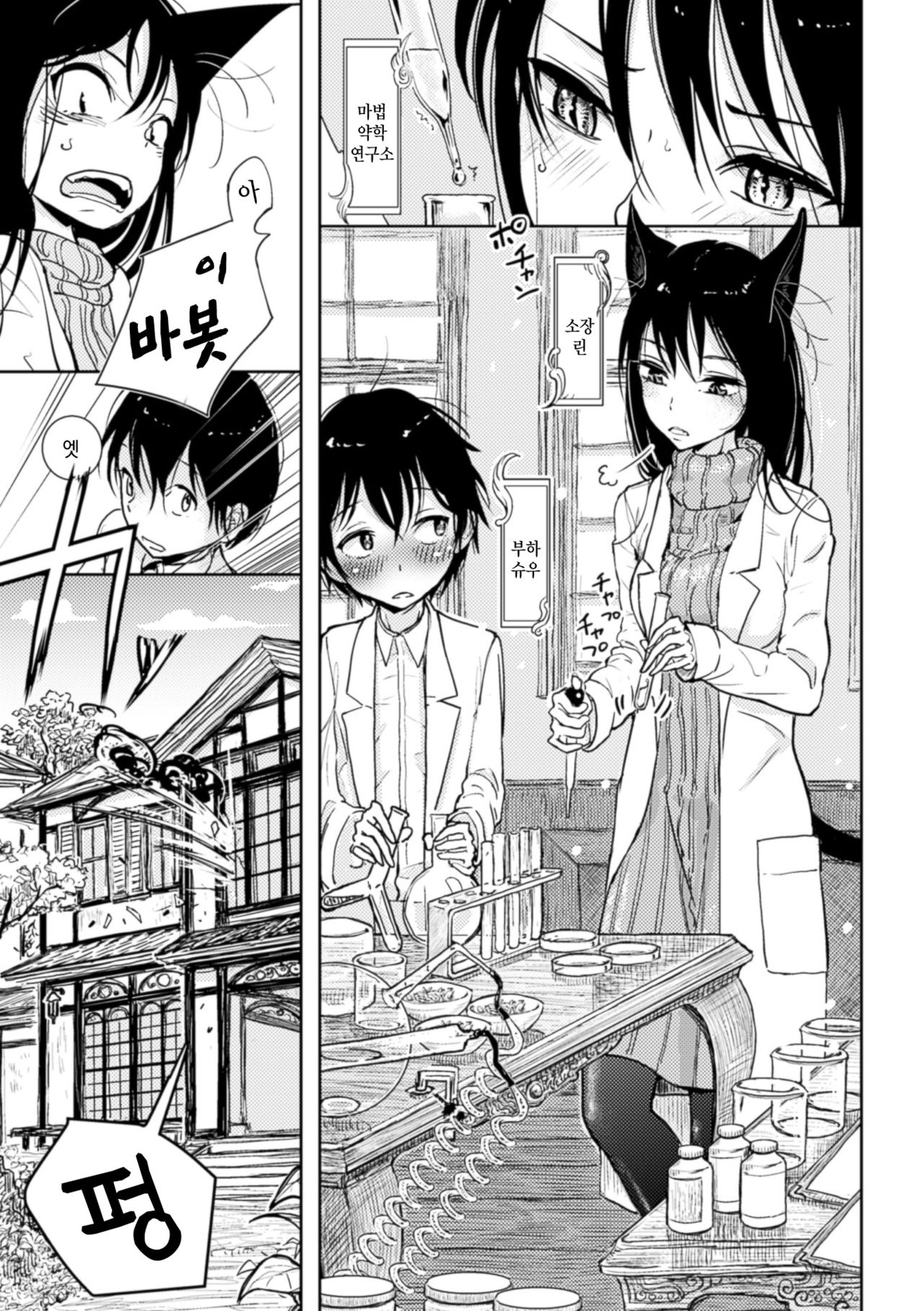 Hatsujou to Choukyou no Aida | 발정과 조교의 사이 Ch. 1 page 3 full