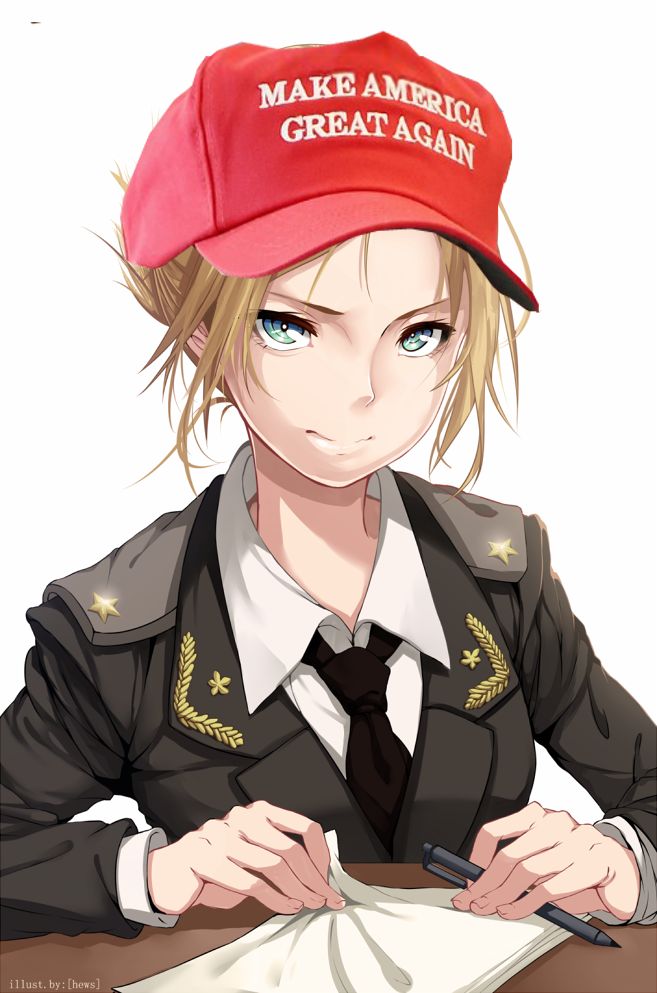 MAGA! - Collection of girls wearing Make America Great Again hats page 2 full
