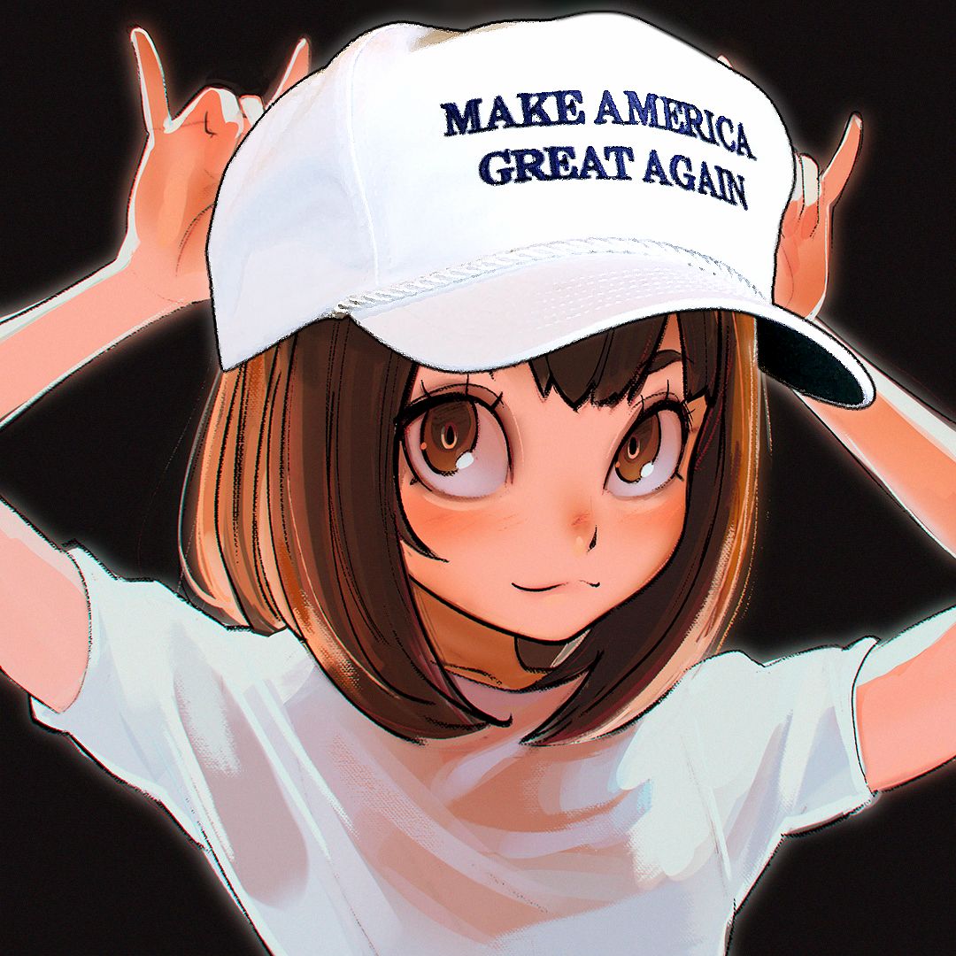 MAGA! - Collection of girls wearing Make America Great Again hats page 4 full