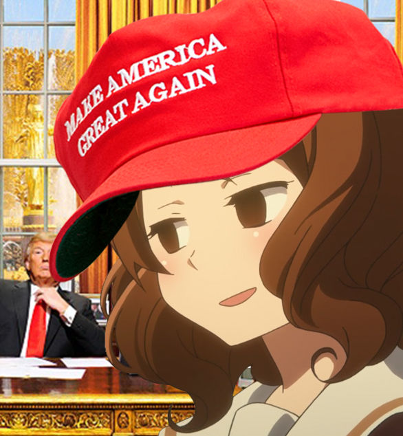 MAGA! - Collection of girls wearing Make America Great Again hats page 9 full