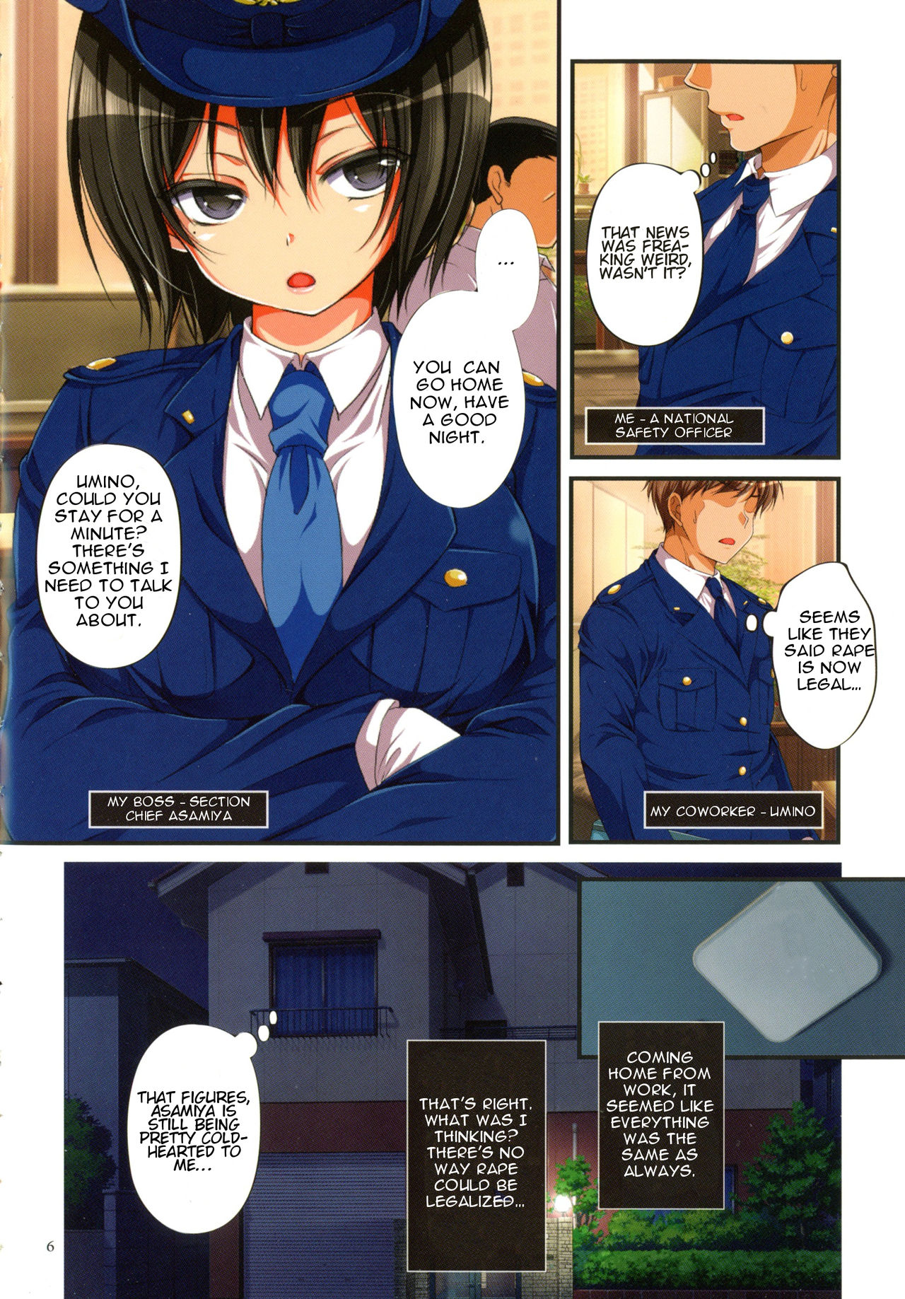 Kyousei Haramase Gouhouka!!! Rape ga Gouhouka saretara Nippon wa dou Narimasu ka? | If Rape Were Legalized Ch. 1 page 4 full