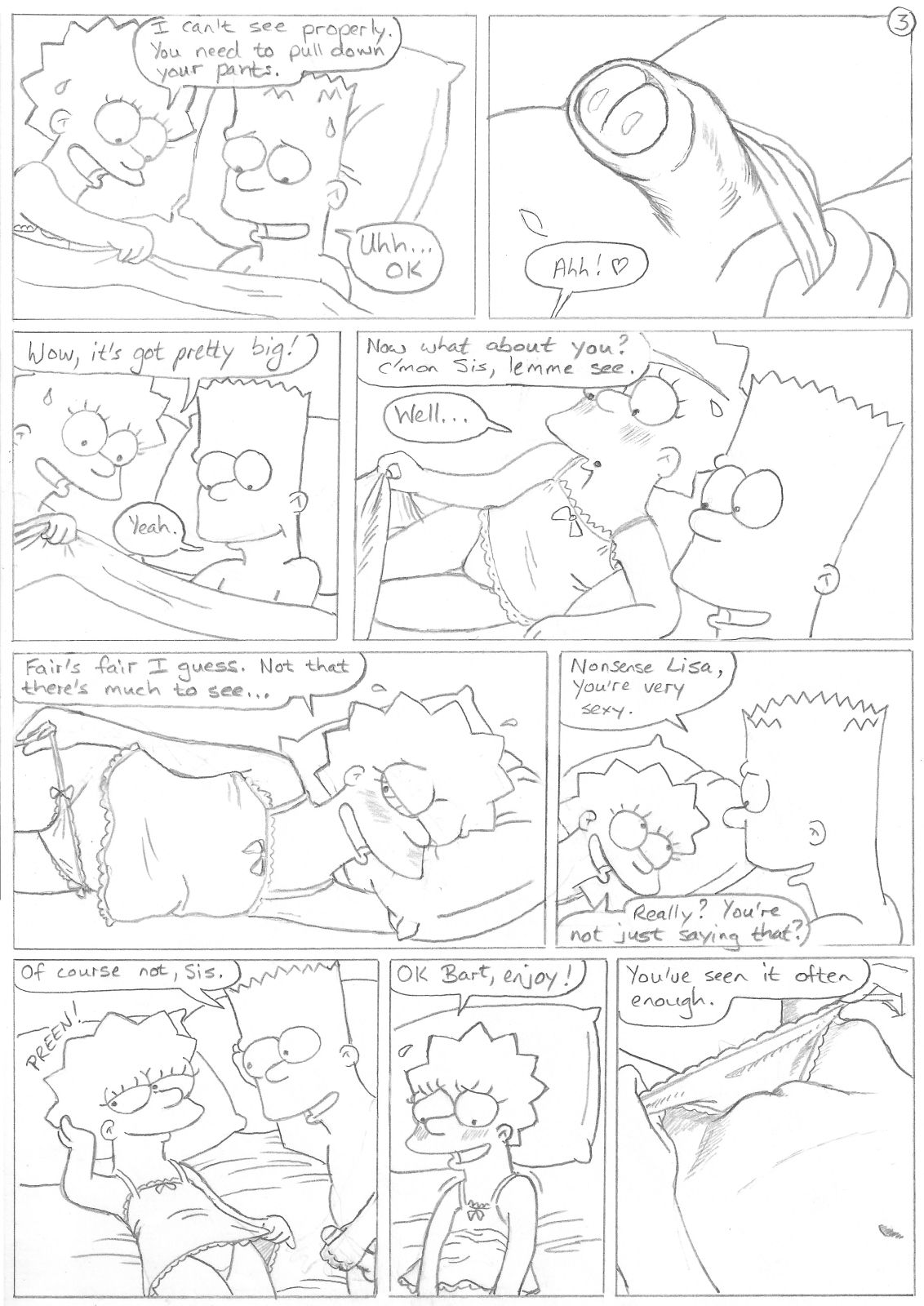 My Sister's Bed page 3 full