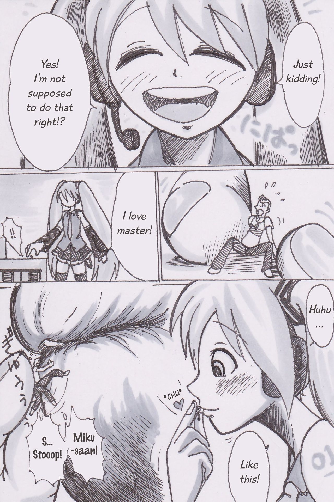 Miku ga Tabeteyanyo w page 2 full