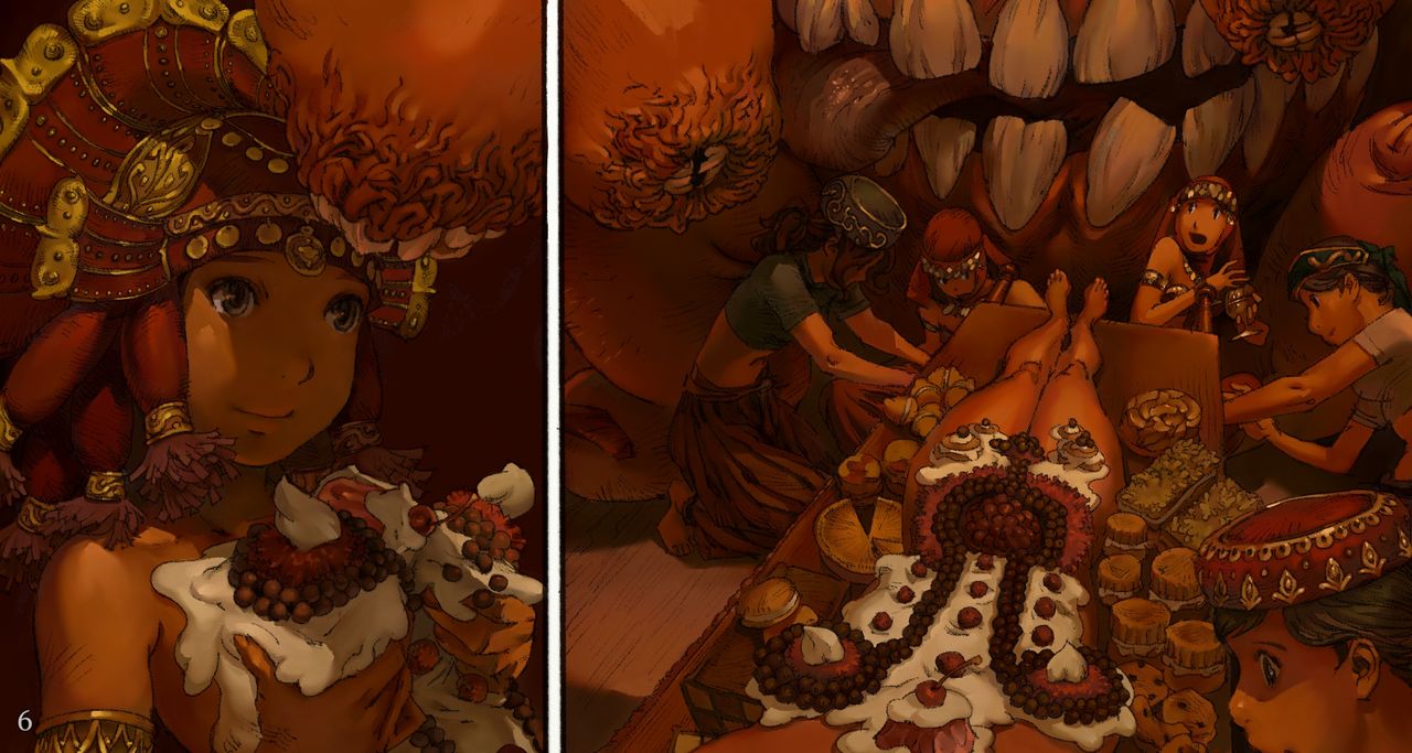 Onna no Shiro -Shoku- | Трапеза в цитадели дев. page 6 full