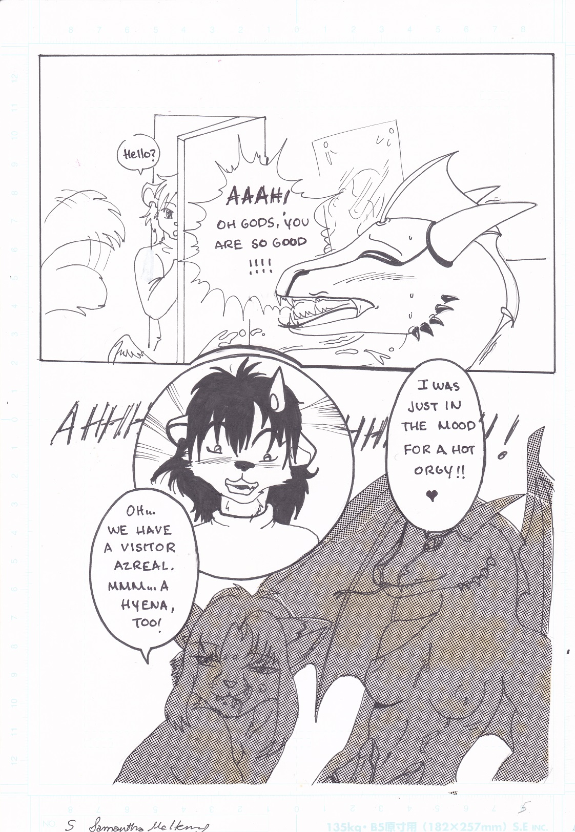 Hyena and Dragon Folio page 5 full