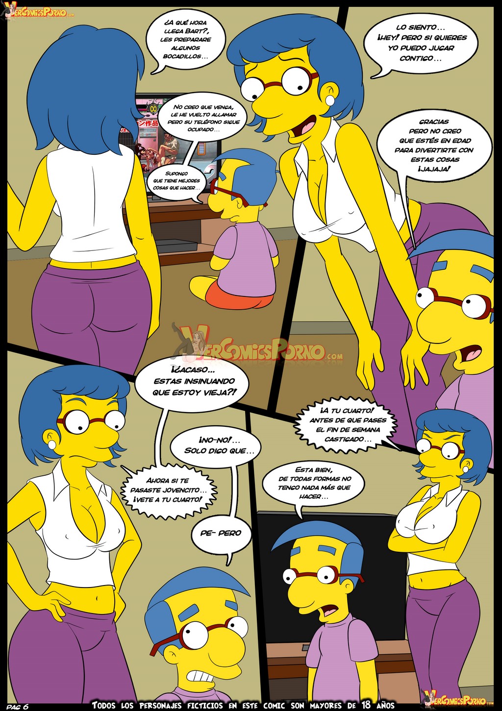 Los simpsons viejas costumbres 6 Aprendiendo con mama page 7 full