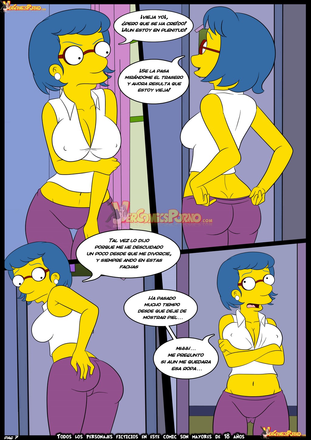 Los simpsons viejas costumbres 6 Aprendiendo con mama page 8 full
