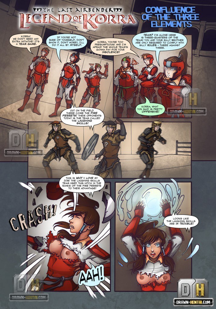 The Last Airbender - Legend of Korra - Confluence Of The Three Elements page 1 full