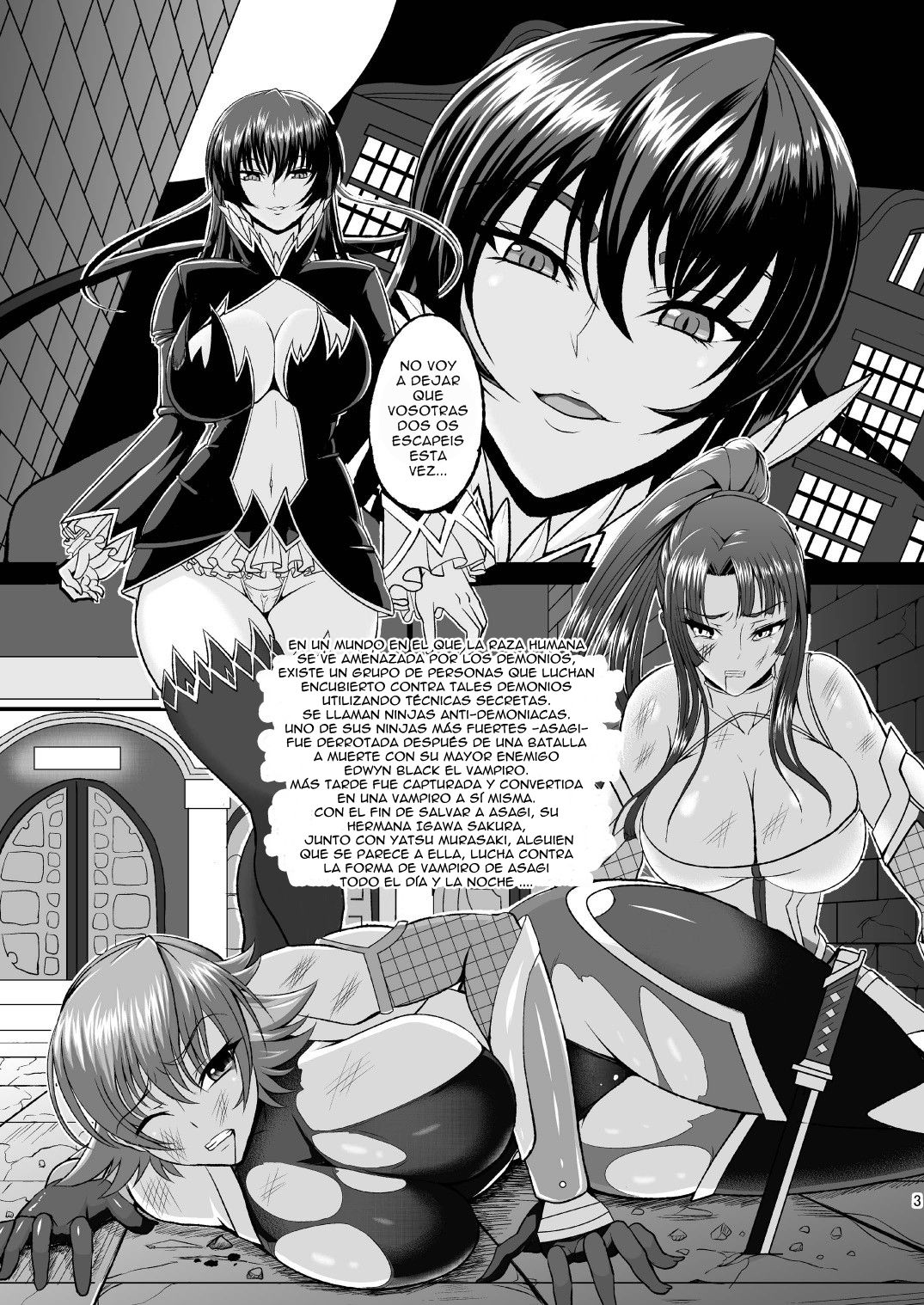 Kyuuketsuki Asagi -Kanin Choukyou Dorei- page 3 full