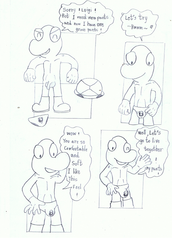 Luigi underwear transformation comic by boystomp page 2 full