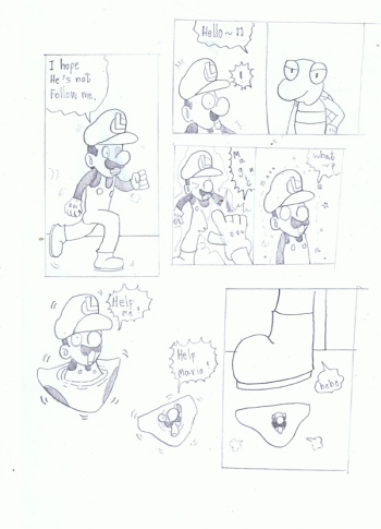 Luigi underwear transformation comic by boystomp cover