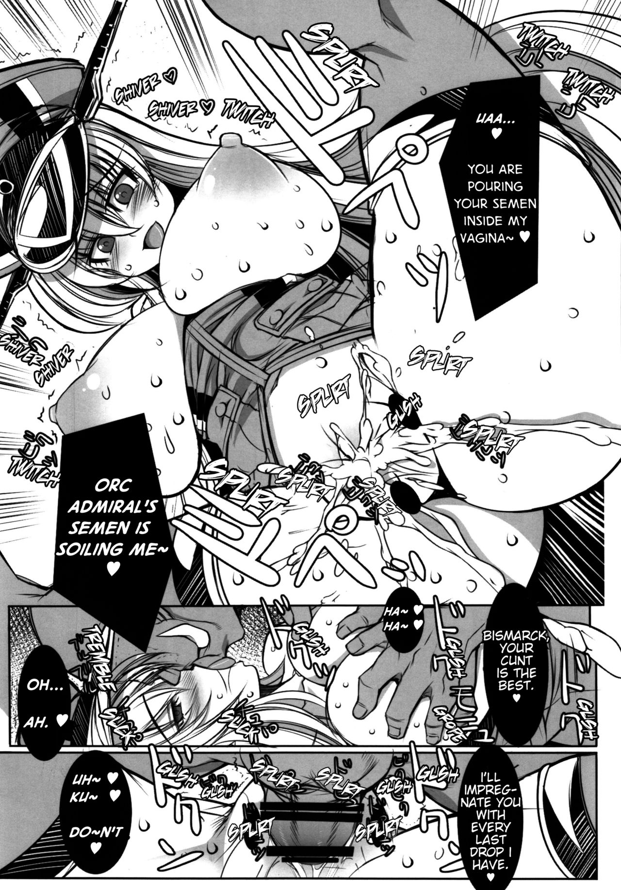 Himekishi Senkan Bismarck Toraware no Himesenkan | The Captured Princess Knight Battleship Bismarck page 9 full