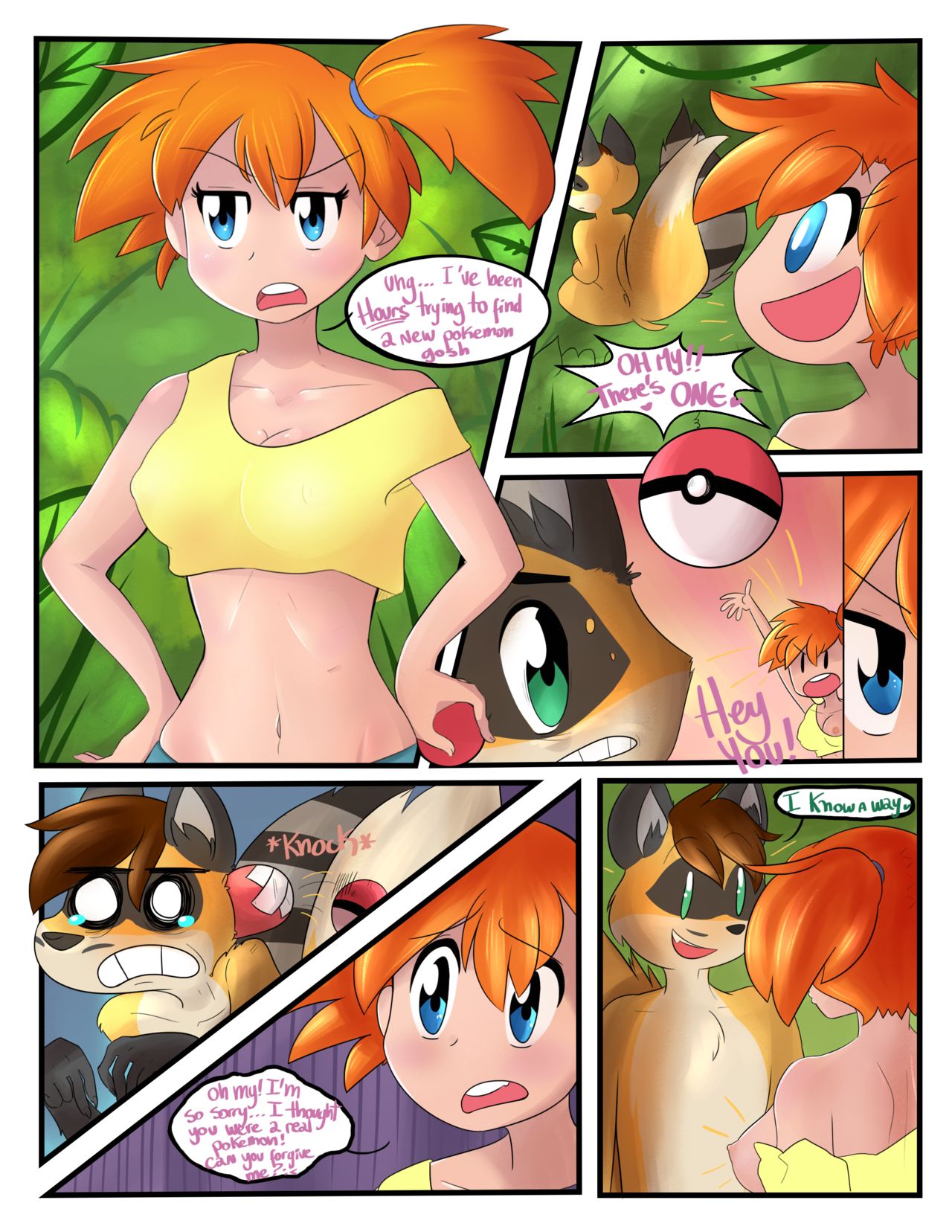 Misty Catches Her Pokemon page 1 full