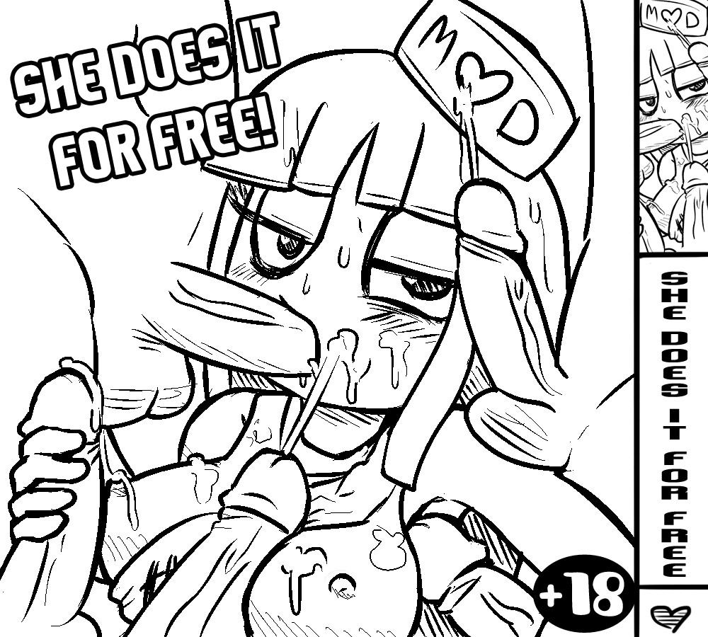 bakemononster archive / she does it for free page 1 full