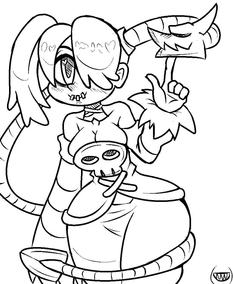 bakemononster archive / she does it for free page 8 full