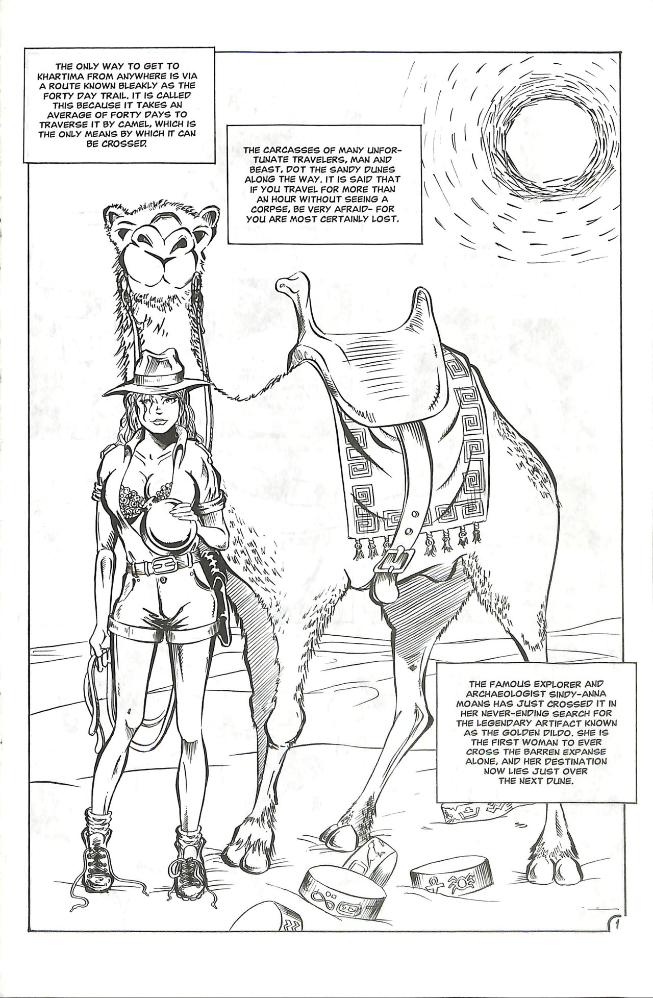 Sindy-Anna Moans : Quest for the Golden Dildo #2 page 4 full