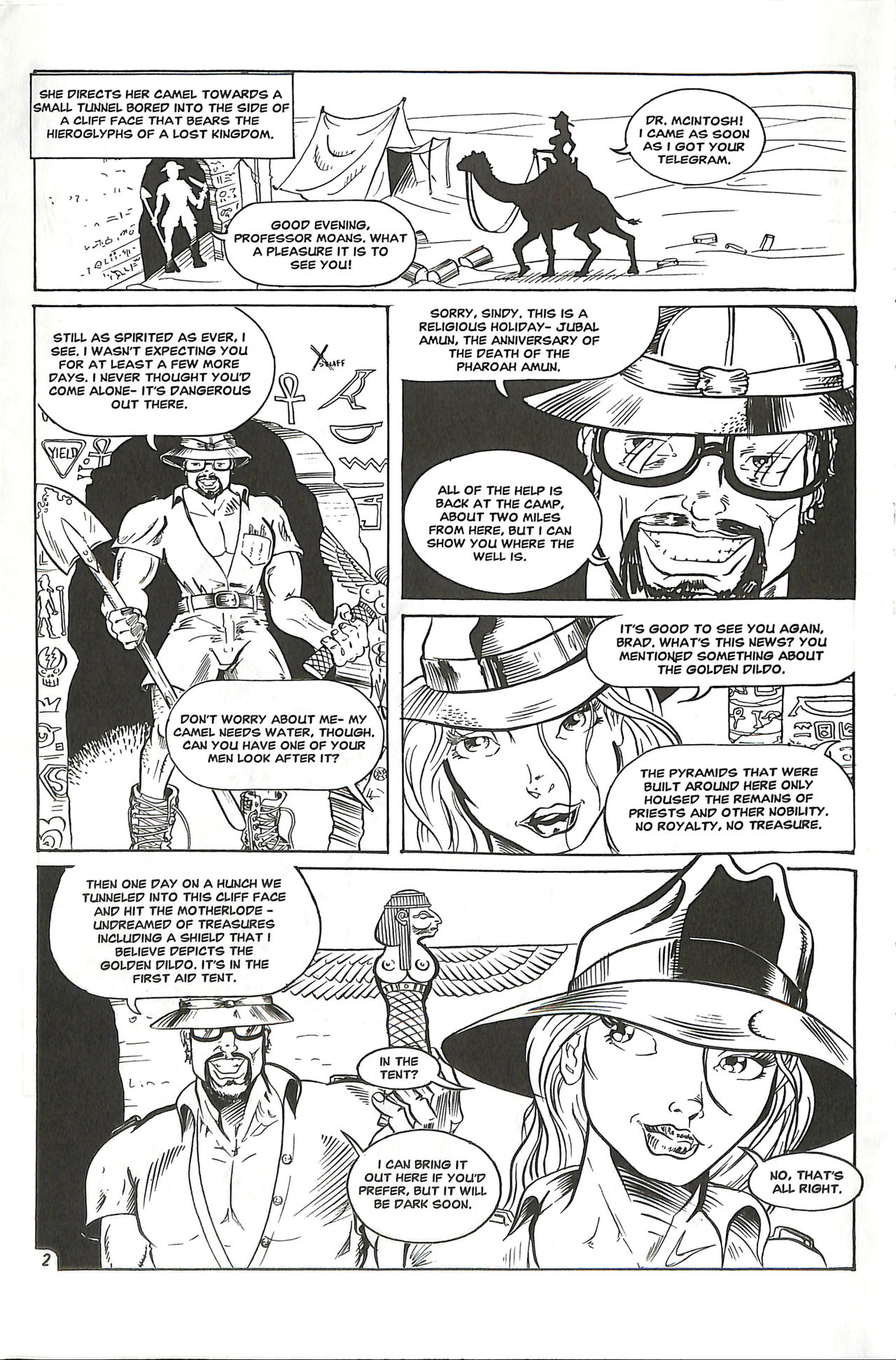 Sindy-Anna Moans : Quest for the Golden Dildo #2 page 5 full